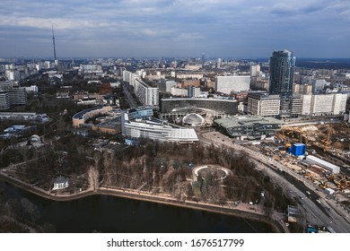 Moscow, Russia - March 9, 2020: Meshchansky District Is A District Of Central Administrative Okrug Of The Federal City Of Moscow, Russia.