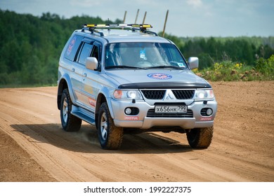 MOSCOW, RUSSIA - MAY 22, 2021: Competition Referees Car In The First Stage Of The Racing Series F7 CHALLENGE 2021, Auto-Moto Track Burtsevo