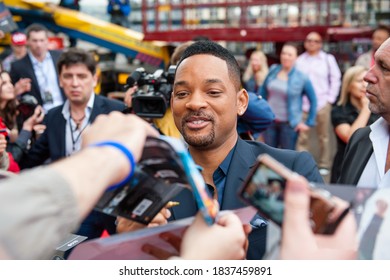 Moscow / Russia - May 28, 2013, Will Smith in Moscow park