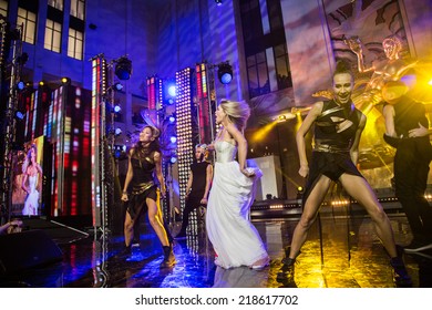 MOSCOW, RUSSIA, September, 20: Singer Vera Brezhneva. Opening Ceremony Vegas  Shopping Mall, 20, 2014 At Vegas Center In Moscow, Russia