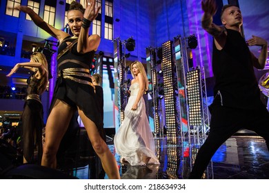 MOSCOW, RUSSIA, September, 20: Singer Vera Brezhneva. Opening Ceremony Vegas Shopping Mall, September, 20, 2014 At Vegas Center In Moscow, Russia