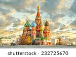 Moscow,Russia,Red square,view of St. Basil