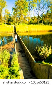Moses bridge turistical attractions at the Netherlands 