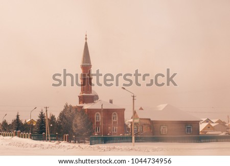 The mosque in the Bashkir settlement