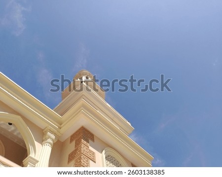 mosque with its beautiful tower
