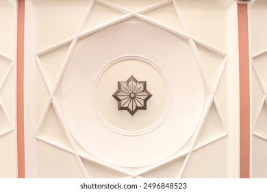 mosque ceiling with Islamic design
