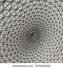 mosque dome interior pattern design