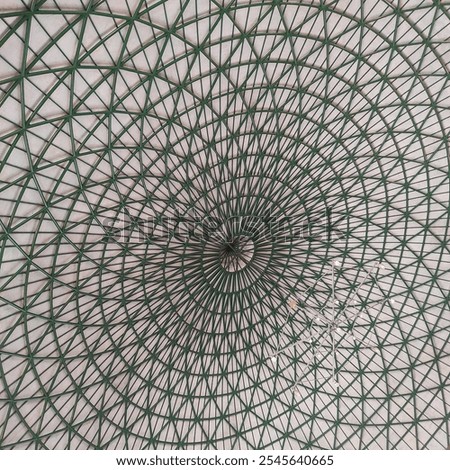 mosque dome interior pattern design