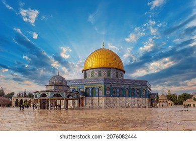 Mosque Dome of the Rock on the Temple Mount, Jerusalem, Israel