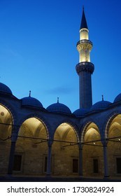 Süleymaniye Mosque During Sunset In Istanbul, Turkey