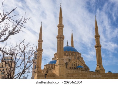 Mosque Of Mohammad Al Amin In Beirut, Capital City Of Lebanon