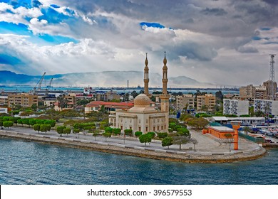 Mosque On Suez Canal Bank