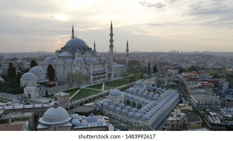 The Süleymaniye Mosque Is An Ottoman Imperial Mosque Located On The Third Hill Of Istanbul, Turkey.