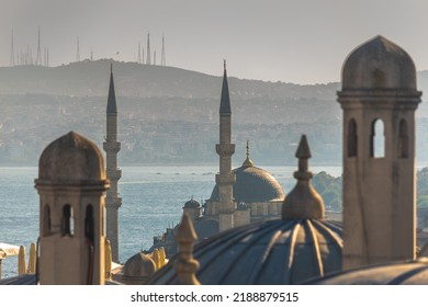 The Süleymaniye Mosque Is An Ottoman Imperial Mosque Located On The Third Hill Of Istanbul, Turkey