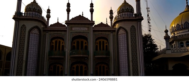 Mosque at Qasim fort, Multan, Punjab, Pakistan.