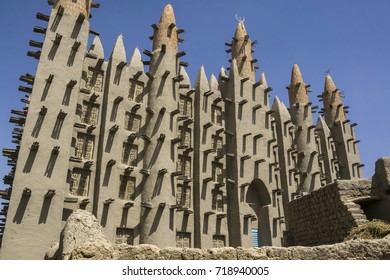 The Mosque Of The Small Bozo Village Of Sirimou, Near Djenné, Mali