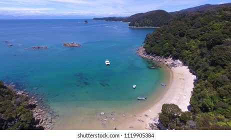 Mosquito Bay - Abel Tasman, Aerial View