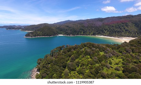 Mosquito Bay - Abel Tasman, Aerial View