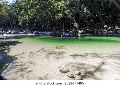 Mossman Gorge water hole in a rain forest - Powered by Shutterstock