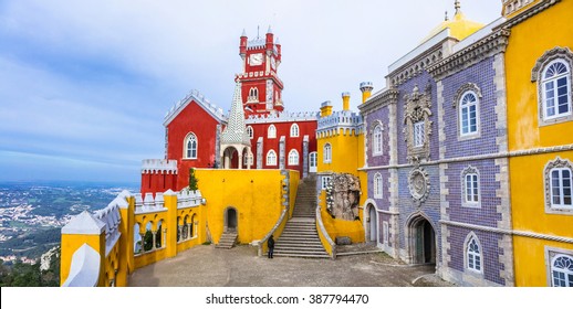 Most Beautiful Castles Of Europe - Pena Palace In Portugal