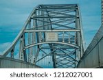 The most beautiful steel Bourne Bridge in Bourne, Massachusetts