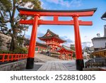 The most beautiful viewpoint of Fushimi Inari Taisha(Fushimi Inari Shrine) is a popular tourist destination in Kyoto, Japan.