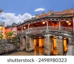 The most beautiful Viewpoint  Japanese Covered Bridge in Hoi An, Vietnam