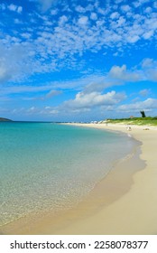 The most beautiful Yonaha Maehama beach in the Orient on Miyakojima - Shutterstock ID 2258078377