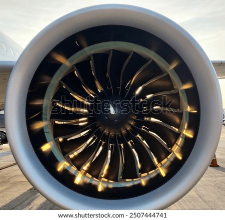  The most common type of jet engine, used in commercial and military aircraft, featuring a large fan at the front that moves air through the engine