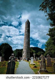 The Most Famous Of All The Landmarks In Glendalough Is The Round Tower Which Stands 33 Meters Above The Ground. It Was Built Almost 1000 Years Ago By The Monks Of St. Kevin’s Monastery.