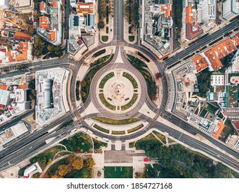 The Most Iconic Roundabout In Lisbon, Portugal | Marquês De Pombal