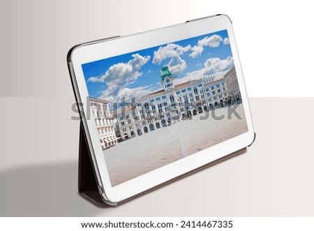 The most important square in Trieste called Piazza Unità d'Italia, it means - Square of the Unity of Italy - Europe - Italy - Trieste
