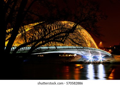 Trojský Most in night. Prague - Czech republic - Shutterstock ID 570582886