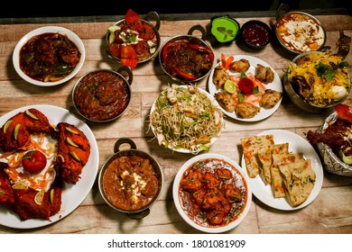 Most popular Indian spice food . - Shutterstock ID 1801081909