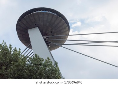 Most SNP Or The UFO Bridge, Bratislava , Slovakia