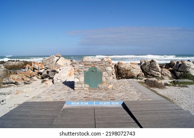 The Most Southern Point Of Africa, Where The Indian And Atlantic Oceans Meet, Cape Agulhas, South Africa.