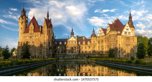 Moszna Castle Poland High Res Stock Images Shutterstock