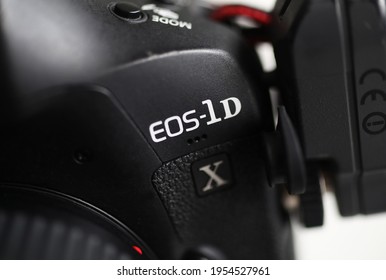 MOTALA, SWEDEN- 12 APRIL 2021:
The Canon EOS-1D X Is A Professional Digital SLR Camera Body By Canon Inc.
Photo Jeppe Gustafsson