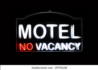 Motel No Vacancy Neon Sign