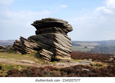 Mother Cap In The Dark Peak Of The Peak District, Derbyshire, UK