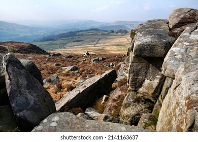 Mother Cap In The Dark Peak Of The Peak District, Derbyshire, UK