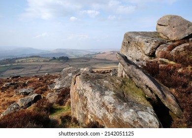 Mother Cap In The Dark Peak Of The Peak District, Derbyshire, UK