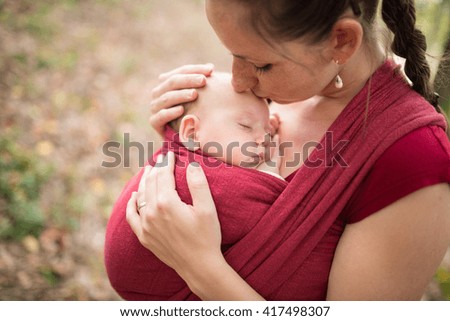 Similar – Image, Stock Photo beauty sleep Baby Sleep