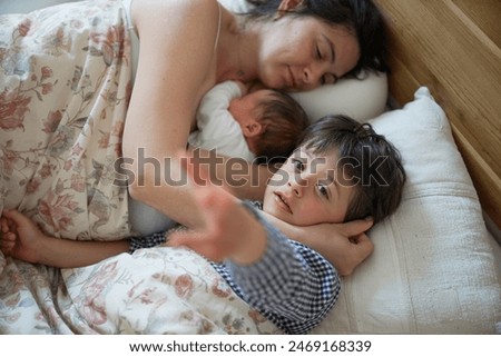 Loving couple of lesbian women chilling together on sofa