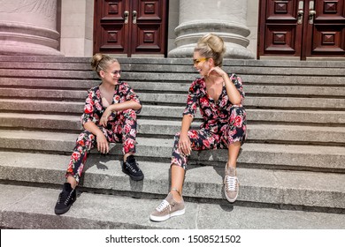 same outfit for mother and daughter