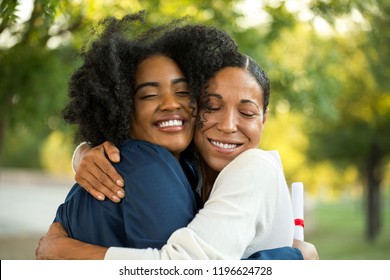 Mother And Daughter At Her Graduation.