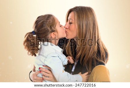 Mother and daughter together