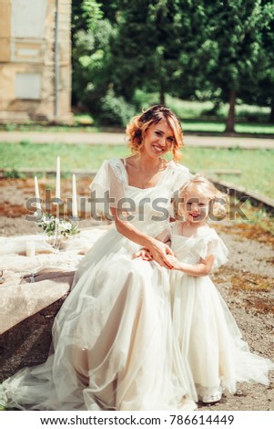 Mother Daughter Bridal Dress