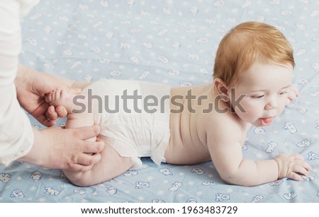 mother does massage to  small child
