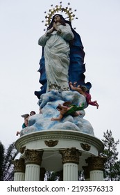 Mother Mary Statue At Goa Maria Ambarawa